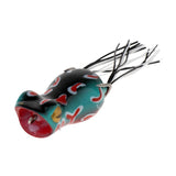 Maxbell Topwater Frog Fishing Lure Soft Artificial Crankbaits Hook Baits Black