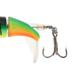 Maxbell 2Pcs Whopper Popper Topwater Fishing Lure Artificial Hard Bait Treble Hooks