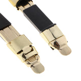 Maxbell 2pcs Metal Fishing Reel Seat Fishing Rod Clip Pole Fitted Deck DIY Gold