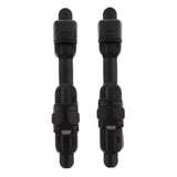 Maxbell 2pcs Metal Fishing Reel Seat Fishing Rod Clip Pole Fitted Deck DIY Black