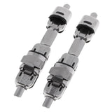 Maxbell 2pcs Metal Fishing Reel Seat Fishing Rod Clip Pole Fitted Deck DIY White