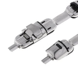 Maxbell 2pcs Metal Fishing Reel Seat Fishing Rod Clip Pole Fitted Deck DIY White