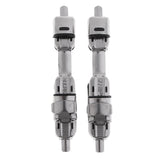 Maxbell 2pcs Metal Fishing Reel Seat Fishing Rod Clip Pole Fitted Deck DIY White