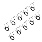 Maxbell 10pcs Fishing Rod Guide Eyes Ceramic Ring DIY Rod Building Component Size 16