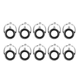 Maxbell 10pcs Fishing Rod Guide Eyes Ceramic Ring DIY Rod Building Component Size 10