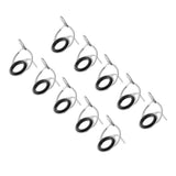 Maxbell 10pcs Fishing Rod Guide Eyes Ceramic Ring DIY Rod Building Component Size 10