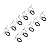 Maxbell 10pcs Fishing Rod Guide Eyes Ceramic Ring DIY Rod Building Component Size 10