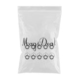Maxbell 10pcs Fishing Rod Guide Eyes Ceramic Ring DIY Rod Building Component Size 6