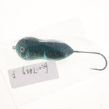 Maxbell Fishing Lures Baits Floating Bass Crankbaits Popper Hard Lures Hooks Color B
