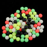 Maxbell 200pcs Fishing Beads Carp Fishing Rigs Making Beads Terminal Tackle 8mm