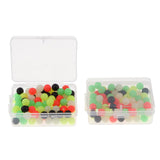 Maxbell 200pcs Fishing Beads Carp Fishing Rigs Making Beads Terminal Tackle 8mm