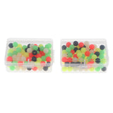 Maxbell 200pcs Fishing Beads Carp Fishing Rigs Making Beads Terminal Tackle 8mm