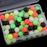Maxbell 200pcs Fishing Beads Carp Fishing Rigs Making Beads Terminal Tackle 8mm
