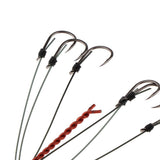 Maxbell 2 Set High Carbon Steel Fishing Explosion Hook Fishhooks with 12pcs Hooks 5