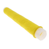 Maxbell Anti-Slip Fishing Rod Handle Grip Sleeve Wrap Tubing DIY Skin Yellow 35cm