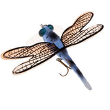 Maxbell Popper Fishing Bait Life-like Dragonfly Floating Fly Fishing Flies Color F 002