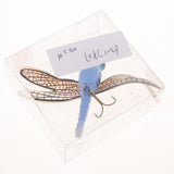 Maxbell Popper Fishing Bait Life-like Dragonfly Floating Fly Fishing Flies Color F 002