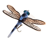 Maxbell Popper Fishing Bait Life-like Dragonfly Floating Fly Fishing Flies Color F 002