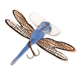 Maxbell Popper Fishing Bait Life-like Dragonfly Floating Fly Fishing Flies Color F 002