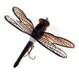 Maxbell Popper Fishing Bait Life-like Dragonfly Floating Fly Fishing Flies Color F 003