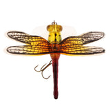 Maxbell Popper Fishing Bait Life-like Dragonfly Floating Fly Fishing Flies Color F 005