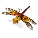 Maxbell Popper Fishing Bait Life-like Dragonfly Floating Fly Fishing Flies Color F 005