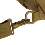 Outdoor MOLLE Waist Belt Bag Chest Sling Shoulder Pack Pouch Borwn