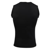 Maxbell Mens 2mm Black Neoprene Wetsuit Vest Front Zipper Top for Diving Surfing XL