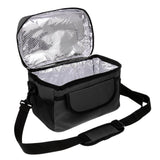 Maxbell Travel Outdoor Cooler Thermal Lunch Bag Tote Box Portable Container Black