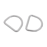 Maxbell 316 Stainless Steel Lashing Ring & Staple Cleat, Surface Mount Tie Down D Ring for Boat Trailer, 2-Pack