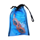 Maxbell Blue+Pink Dive Swimming Drawstring Mesh Bag for Diving Scuba Snorkelling