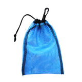 Maxbell Blue+Pink Dive Swimming Drawstring Mesh Bag for Diving Scuba Snorkelling