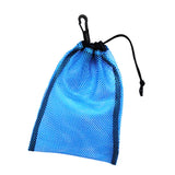 Maxbell Blue+Pink Dive Swimming Drawstring Mesh Bag for Diving Scuba Snorkelling