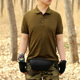 Utility Tactical Waist Pack Bag Pouch for Camping Hiking Outdoor Black