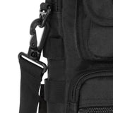 Nylon Molle Crossbody Shoulder Messenger Bag Small Travel Bag Black