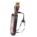 Maxbell Large Capacity Archery Back Quiver Shoulder Belt Bow Arrow Holder Camouflage