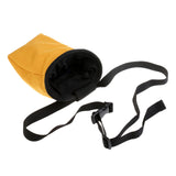 Maxbell Chalk Bag for Bouldering Rock Climbing Gym with Rear Zip & Waist Belt Yellow