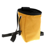 Maxbell Chalk Bag for Bouldering Rock Climbing Gym with Rear Zip & Waist Belt Yellow