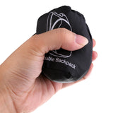 Maxbell Foldable Daypack Packable Waterproof Lightweight Travel Backpack Black