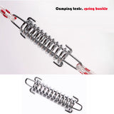 Maxbell 5pcs Stainless Steel Camping Shelter Spring Tightener Tent Accessories