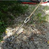 Maxbell 5pcs Stainless Steel Camping Shelter Spring Tightener Tent Accessories