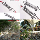 Maxbell 5pcs Stainless Steel Camping Shelter Spring Tightener Tent Accessories