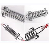 Maxbell 5pcs Stainless Steel Camping Shelter Spring Tightener Tent Accessories