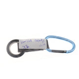 Maxbell Hiking Travel Water Bottle Carabiner Clip Hook with Rubber Ring Light Blue