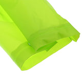 Maxbell Reusable Clear Adult Outdoor Hiking Rain Poncho Raincoat L Fruit Green