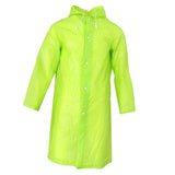Maxbell Reusable Clear Adult Outdoor Hiking Rain Poncho Raincoat XL Fruit Green