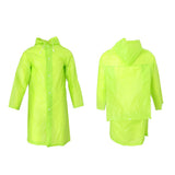 Maxbell Reusable Clear Adult Outdoor Hiking Rain Poncho Raincoat XL Fruit Green