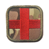Maxbell 50 x 50mm Hook & Loop Medic First Aid Red Cross Patch CP Camo