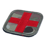 Maxbell 50 x 50mm Hook & Loop Medic First Aid Red Cross Patch CP Camo