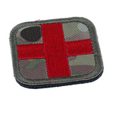 Maxbell 50 x 50mm Hook & Loop Medic First Aid Red Cross Patch CP Camo